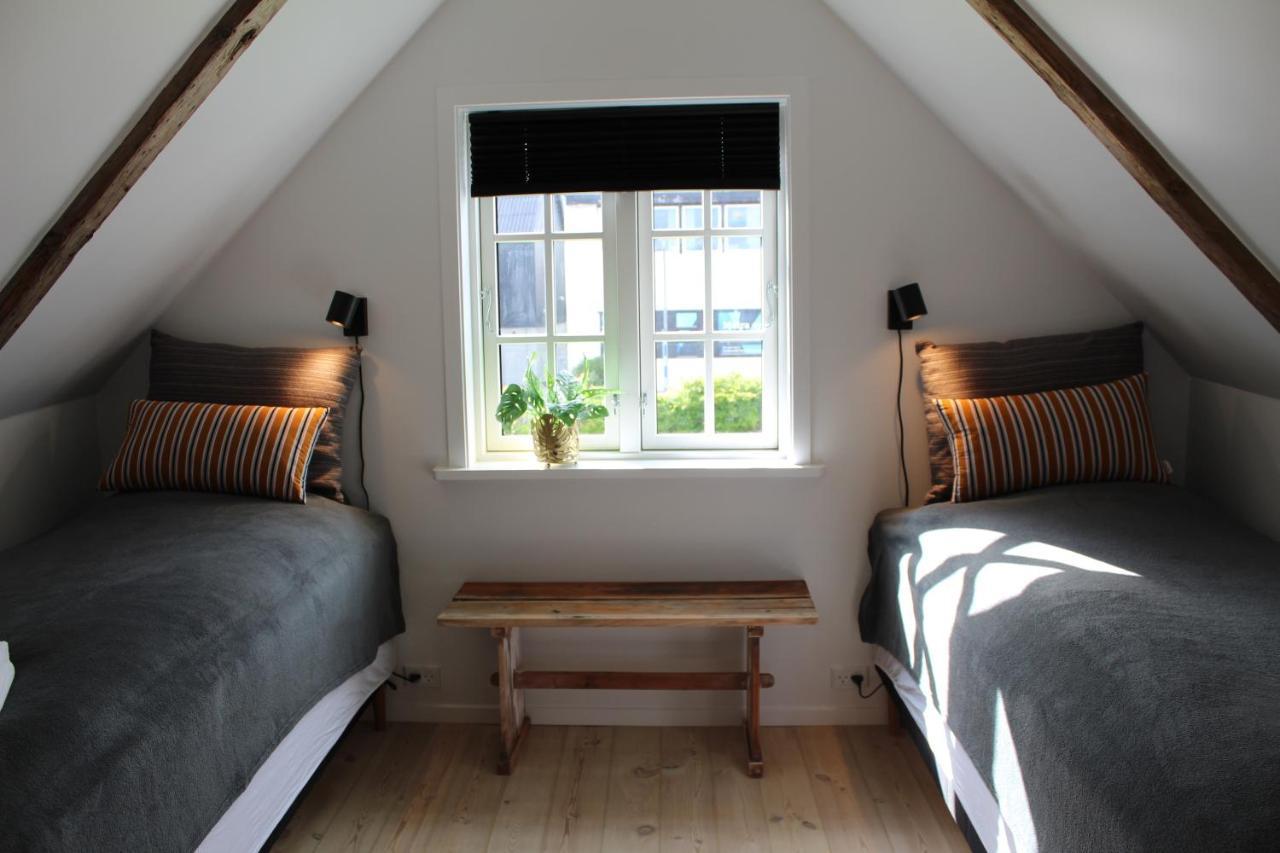 Traditional Faroese House In Torshavns City Center Bagian luar foto